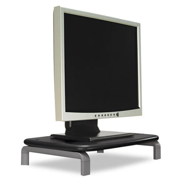 Kensington® Monitor Stand With Smartfit, For 21" Monitors, 11.5" X 9" X 3", Black-gray, Supports 80 Lbs freeshipping - TVN Wholesale